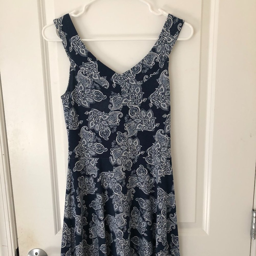 Derek Heart Paisley Pattern Dress